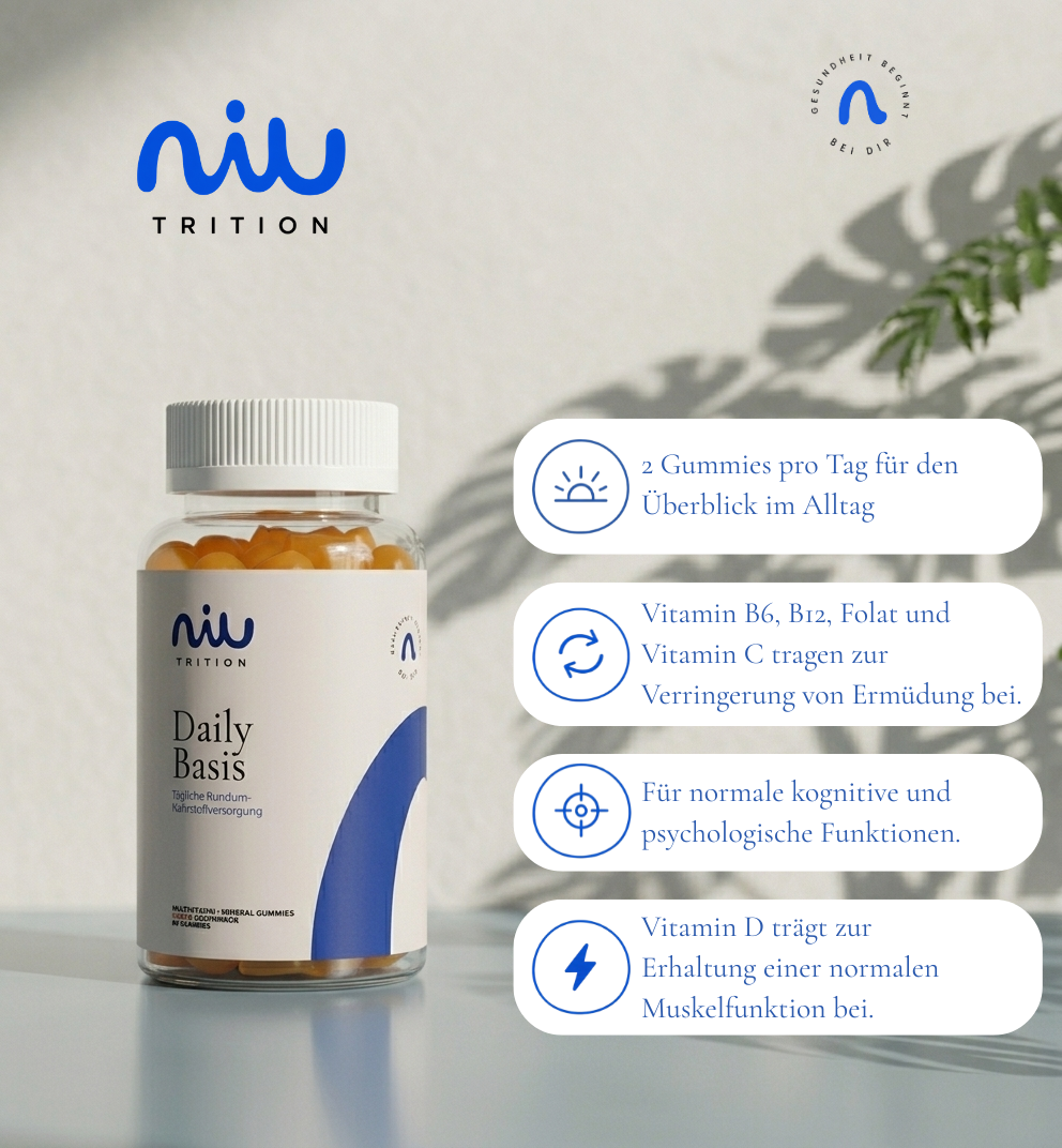 Daily Basis - Multivitamin + Mineral Gummies - 60 Stk. - Mango Geschmack