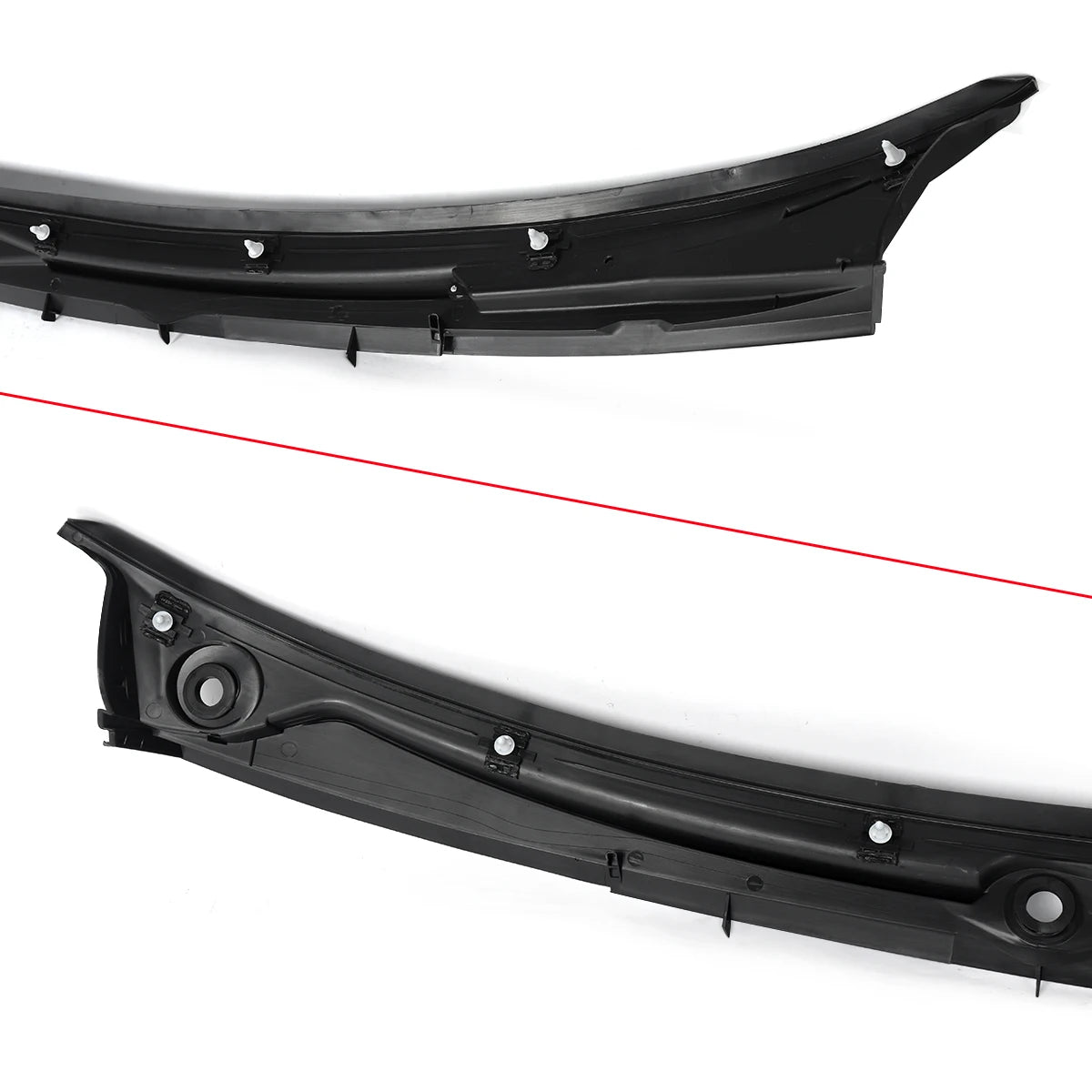 Wischerabdeckung Lüftungsgitter Frontscheibe Links für BMW 3er E46 Coupé Cabrio 1999–2006 M3 2001–2006 – Ersatz für OE 51718232894 – Hochwertiges ABS – Nicht für Limousine