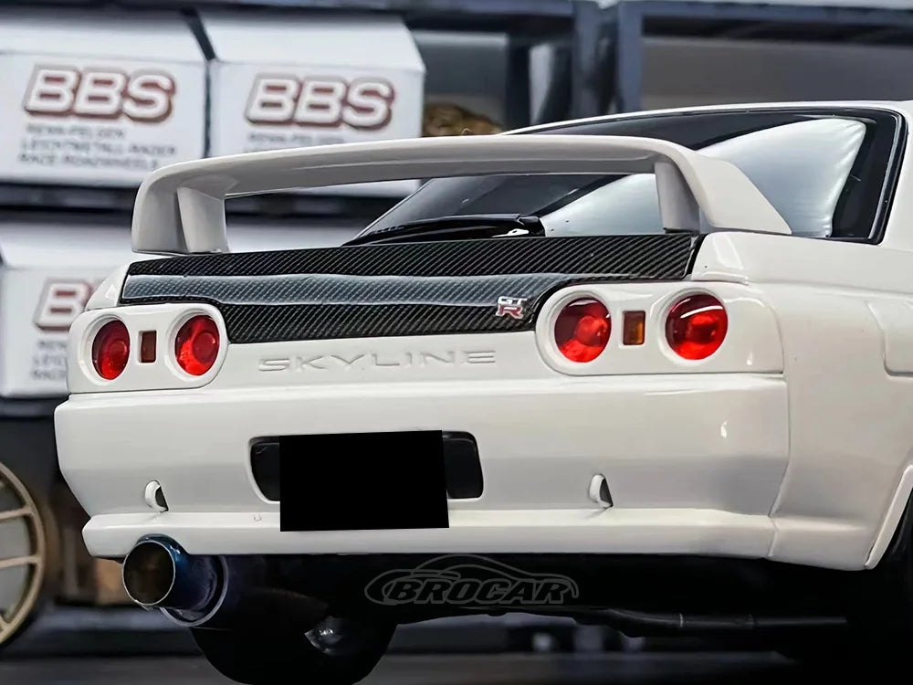Echt-Carbon Heckspoiler im Factory-Stil für Nissan Skyline GTR R32 (1989–1995) – Hochwertige Carbon Kofferraumlippe / Heckflügel