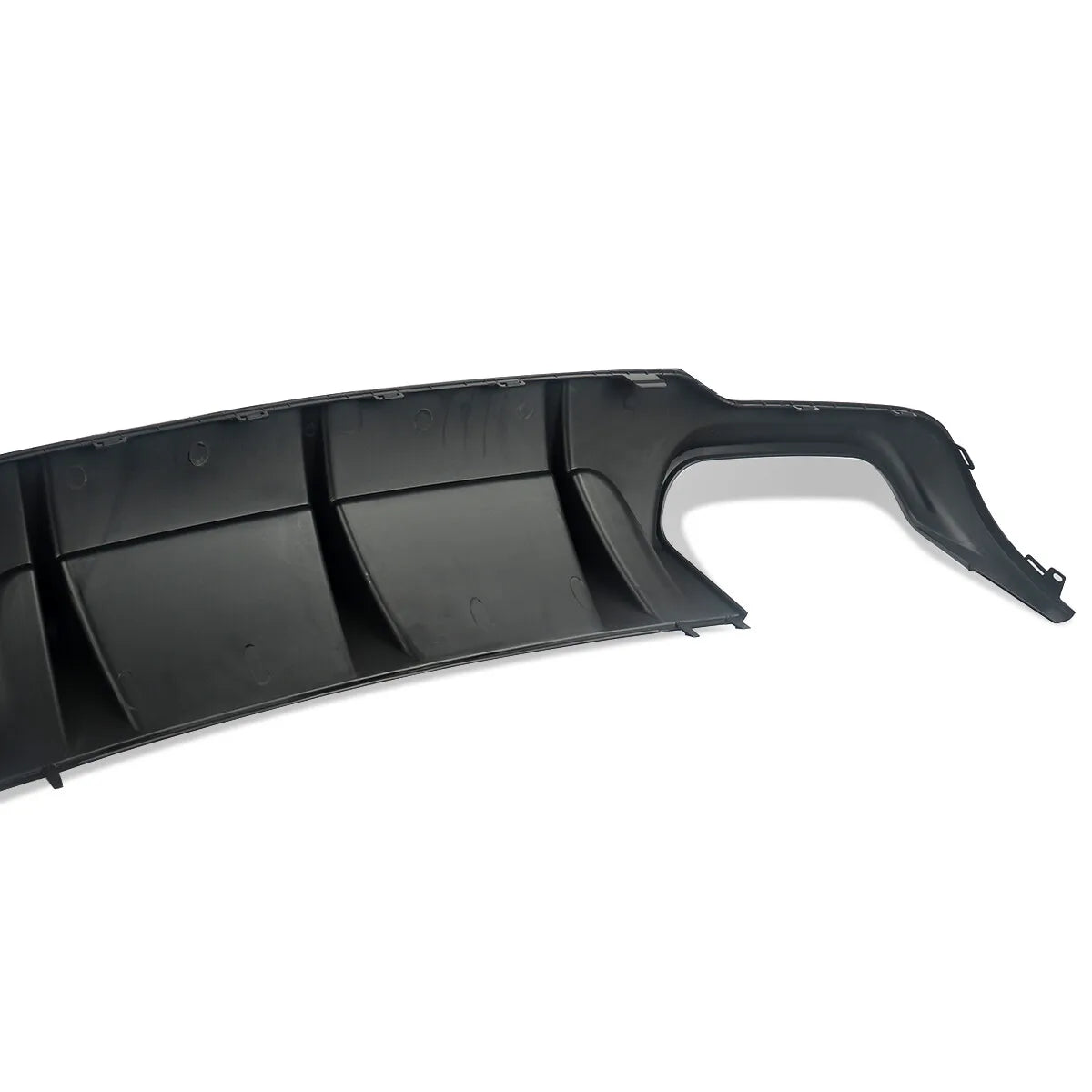 Heckdiffusor im C63 Style für Mercedes-Benz C-Klasse W204 / C204 (Facelift 2012–2015) – Schwarzer Diffusor für AMG Stoßstange