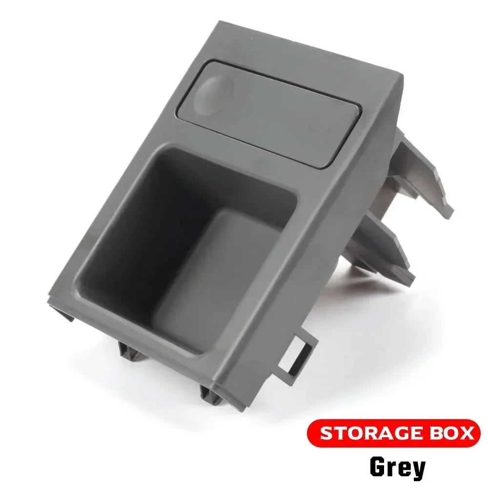 Doppelter Getränkehalter / Ablagefach Mittelkonsole für BMW 3er E46 (1998–2006) – Cup Holder + Münzfach, Ersatz für OEM 51168217953 / 51168217955