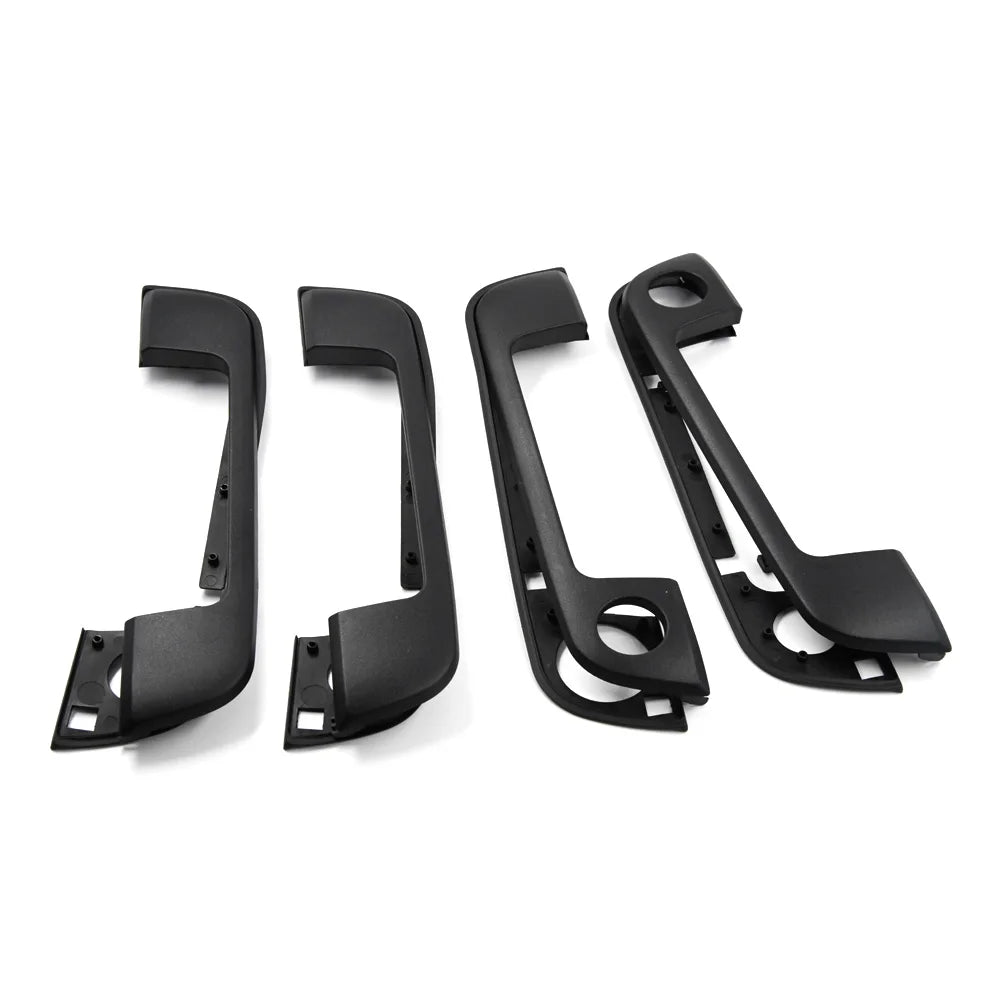 Türgriff-Abdeckung Set mit Dichtungen in Schwarz für BMW 3er E36, 5er E34, 7er E32 – Komplettset vorne & hinten, Ersatz für OEM 51218122441 / 51218122442