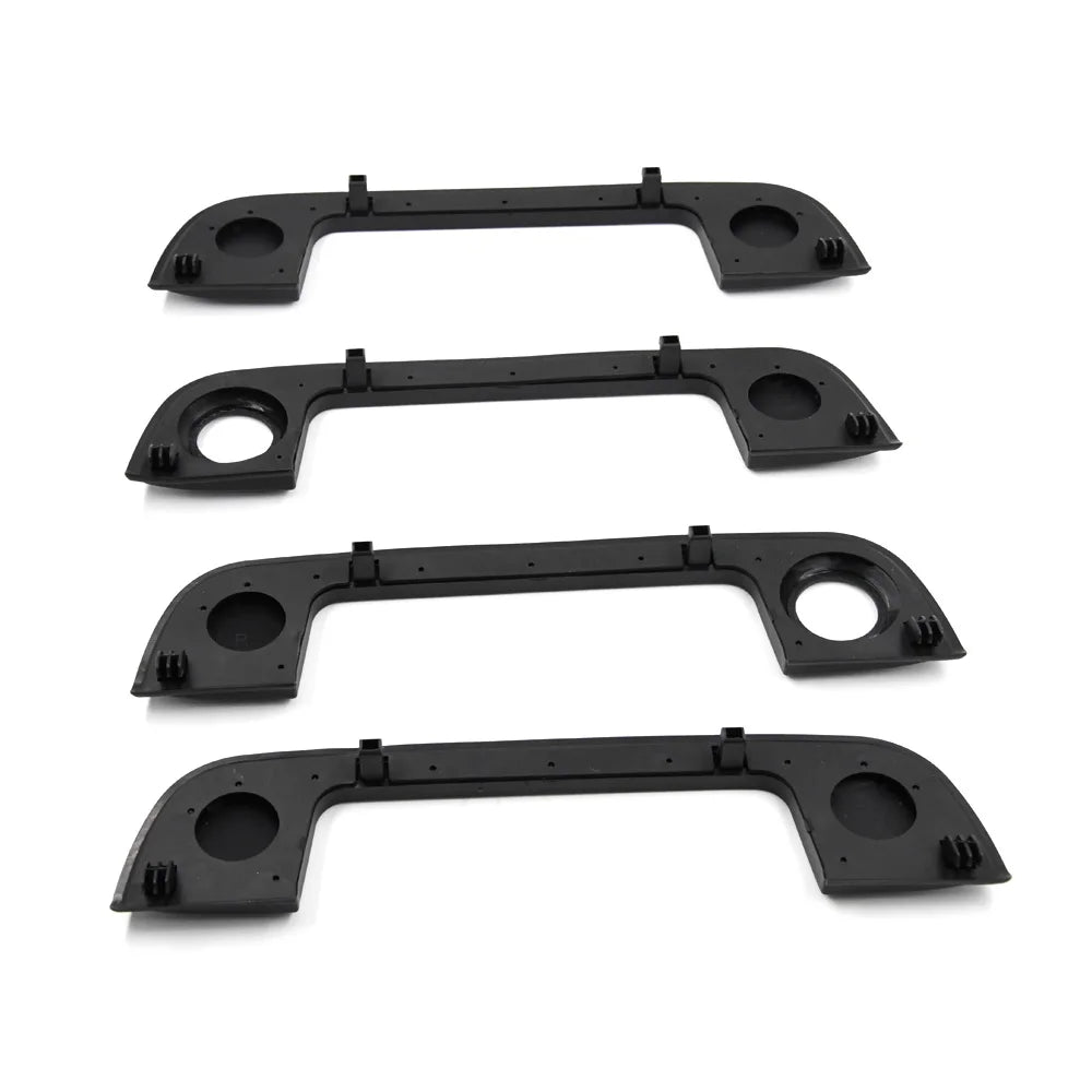 Türgriff-Abdeckung Set mit Dichtungen in Schwarz für BMW 3er E36, 5er E34, 7er E32 – Komplettset vorne & hinten, Ersatz für OEM 51218122441 / 51218122442