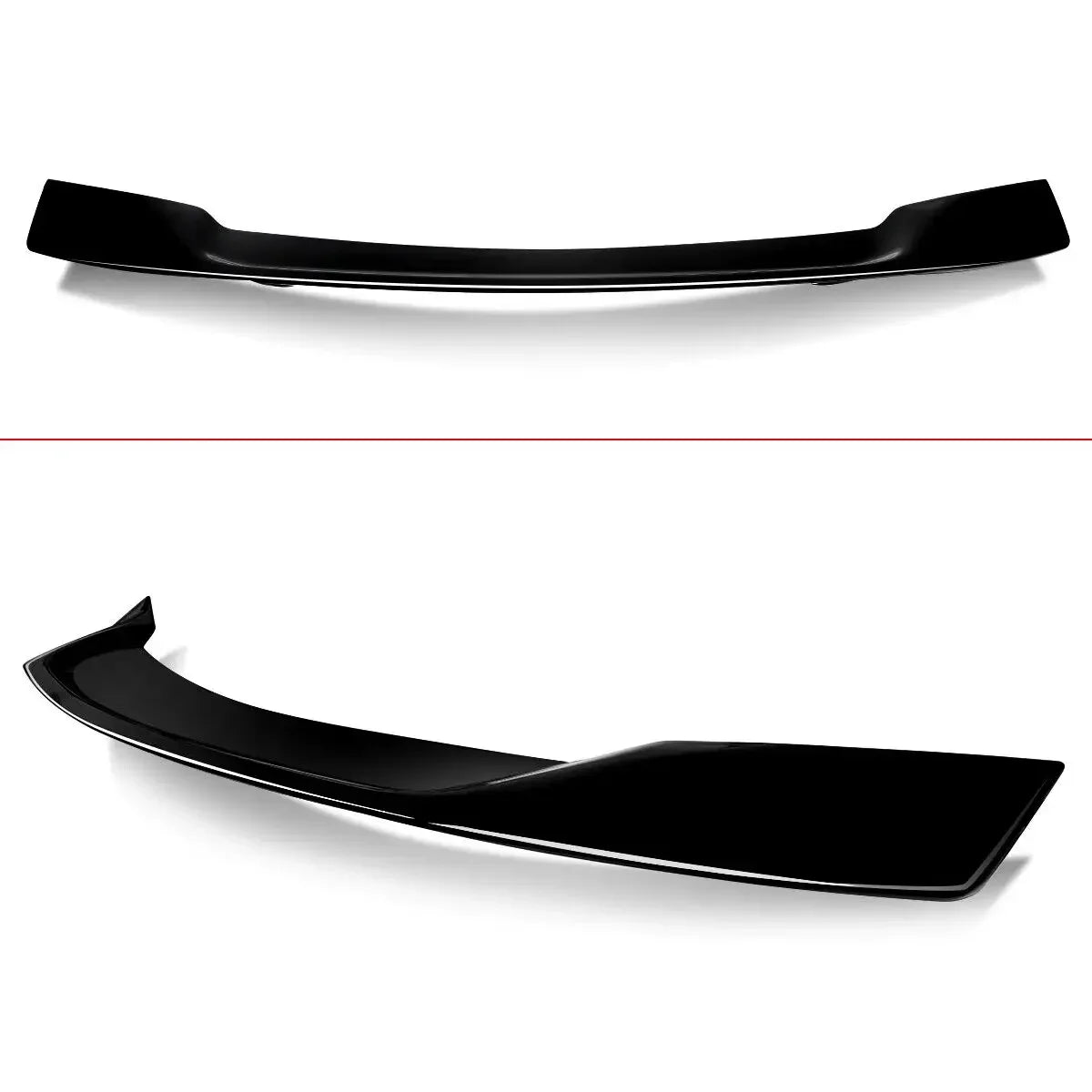 Ducktail RT Style Kofferraumspoiler Lippe in Hochglanz-Schwarz für Mercedes-Benz W204 Limousine (2008–2014) – ABS Kunststoff inkl. doppelseitigem Klebeband