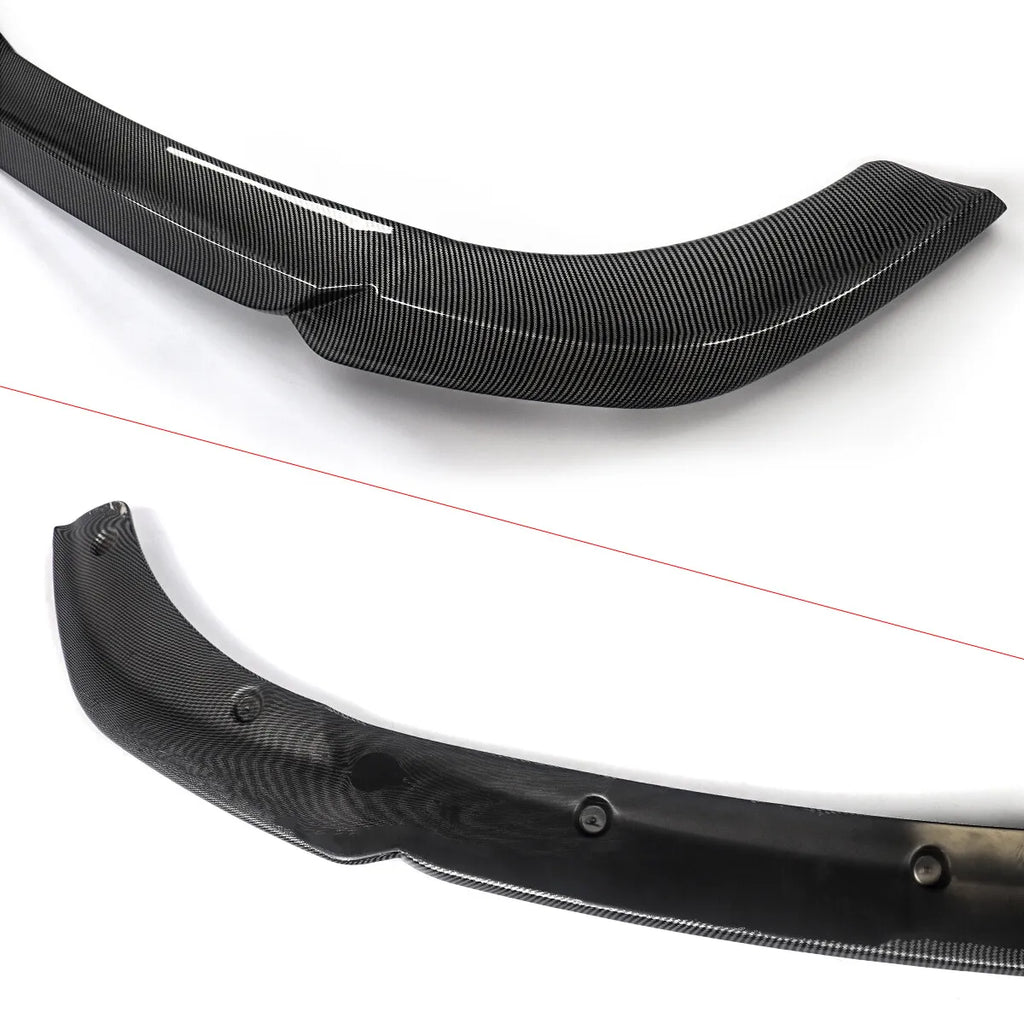 Frontspoiler Lippe im Carbon-Look für Mercedes-Benz C-Klasse W204 (Facelift 2011–2014) – C63 AMG Style Splitter / Frontlippe für Limousine
