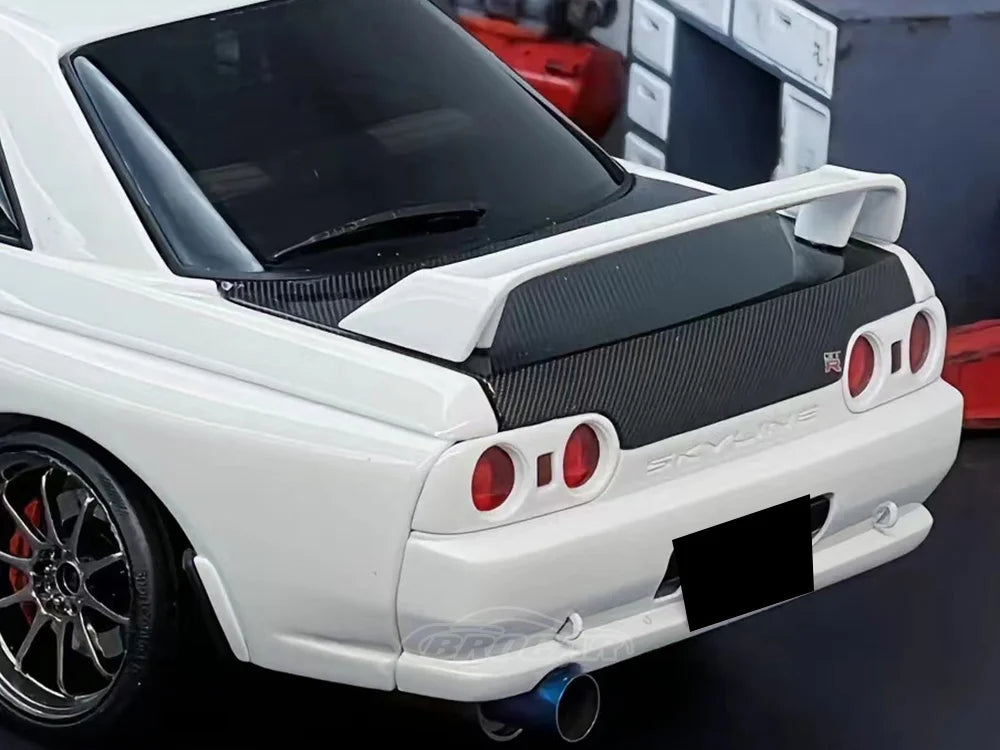 Echt-Carbon Heckspoiler im Factory-Stil für Nissan Skyline GTR R32 (1989–1995) – Hochwertige Carbon Kofferraumlippe / Heckflügel