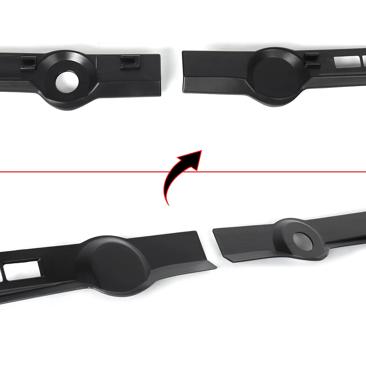 Windlaufabdeckung Set für BMW E36 3er 318i 325i 328i M3 (1992–1998) – Scheibenwischerverkleidung LHD