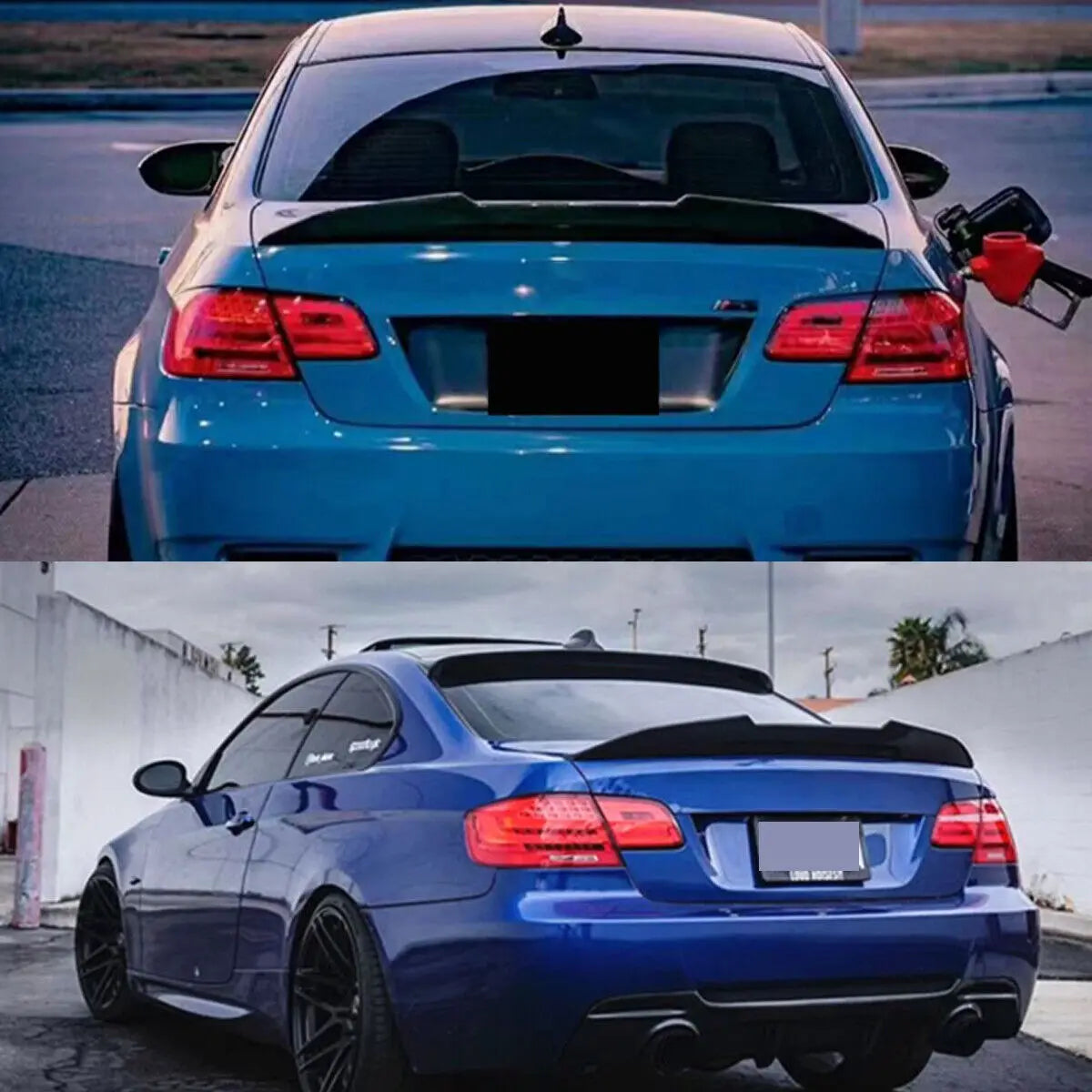 Highkick Ducktail Kofferraumspoiler im Carbon Look für BMW E92 M3 Coupé (2007–2013) – Duckbill Heckflügel / Spoilerlippe