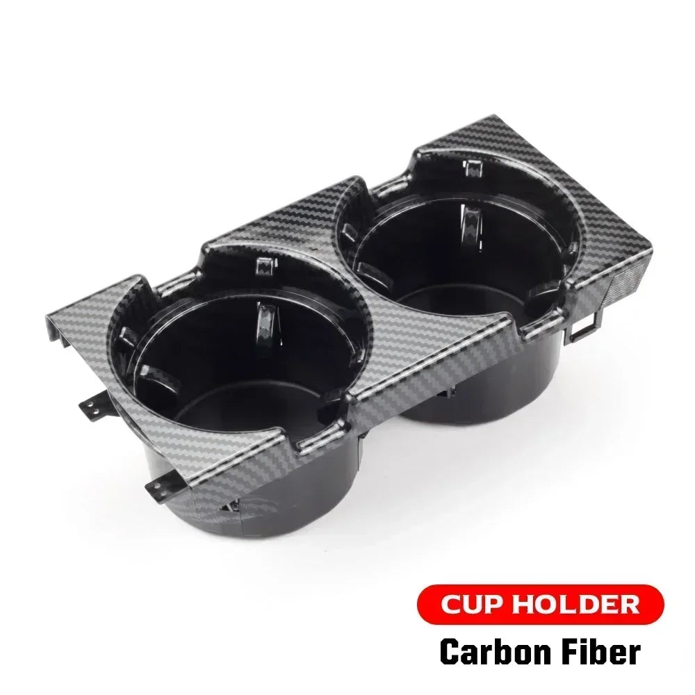 Doppelter Getränkehalter / Ablagefach Mittelkonsole für BMW 3er E46 (1998–2006) – Cup Holder + Münzfach, Ersatz für OEM 51168217953 / 51168217955
