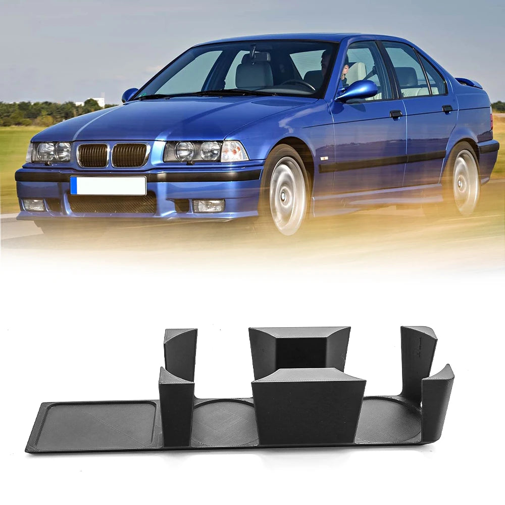 Doppel-Getränkehalter für BMW E36 Mittelkonsole – 3D-gedruckt & passgenau