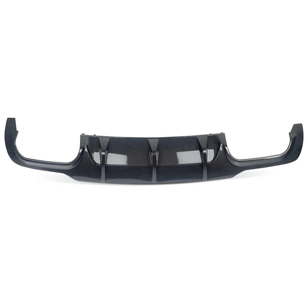 Heckdiffusor Lippe im Carbon-Look für Mercedes-Benz C-Klasse W204 / C204 (Coupé & Limousine | Facelift 2012–2015) – C63 AMG Style Splitter für AMG-Line Stoßstange
