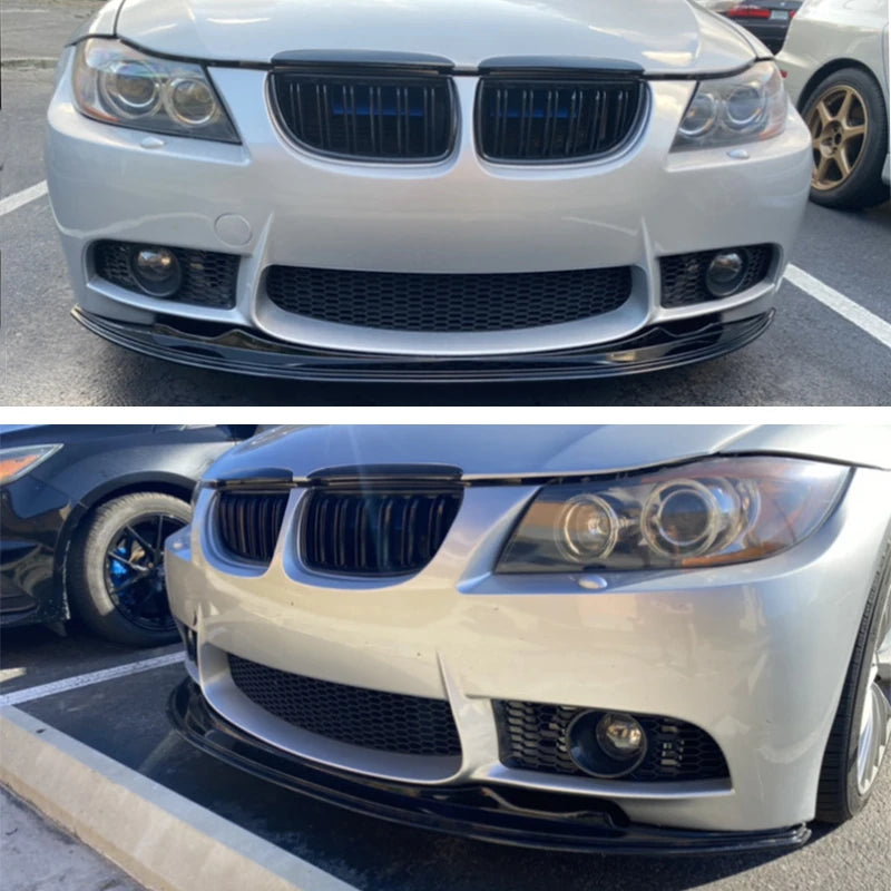Frontspoiler Lippe / Splitter in Hochglanz-Schwarz für BMW 3er E92 E93 E90 M3 (2007–2013) – GTS Style Frontlippe aus ABS Kunststoff