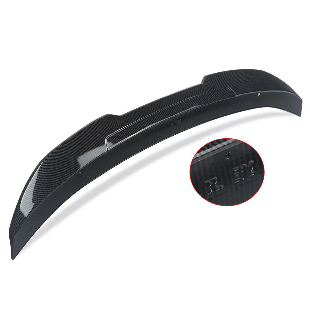 Highkick Ducktail Kofferraumspoiler im Carbon Look für BMW E92 M3 Coupé (2007–2013) – Duckbill Heckflügel / Spoilerlippe