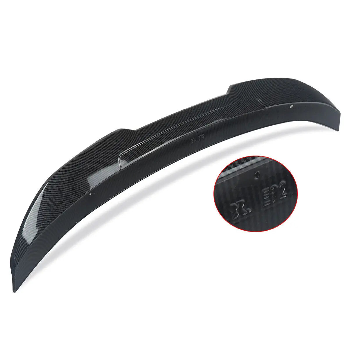 Highkick Ducktail Kofferraumspoiler im Carbon Look für BMW E92 M3 Coupé (2007–2013) – Duckbill Heckflügel / Spoilerlippe