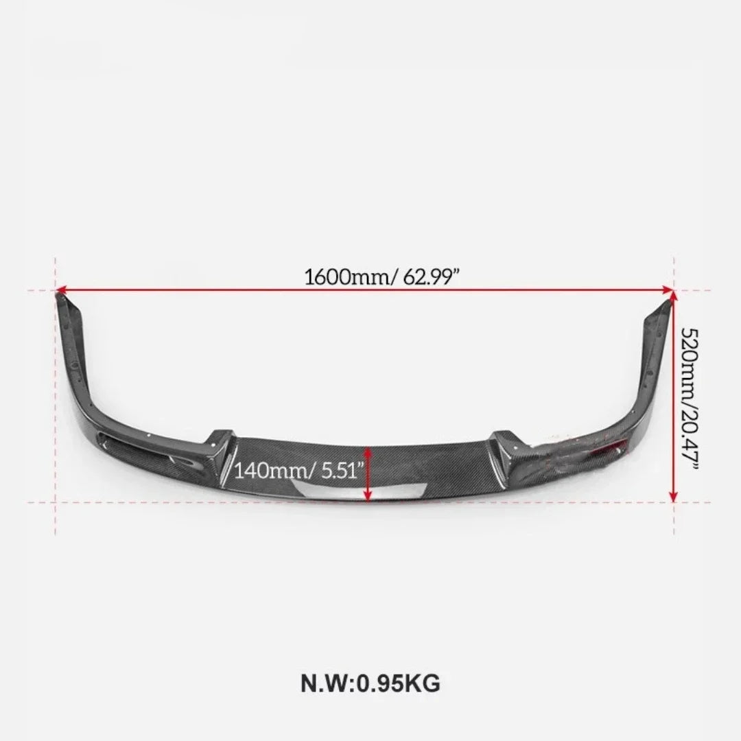 Frontlippe / Frontspoiler aus Carbon oder Harz für Mazda RX-7 FC3S / RX-8 – Sportliche Frontstoßstange im New Style Design