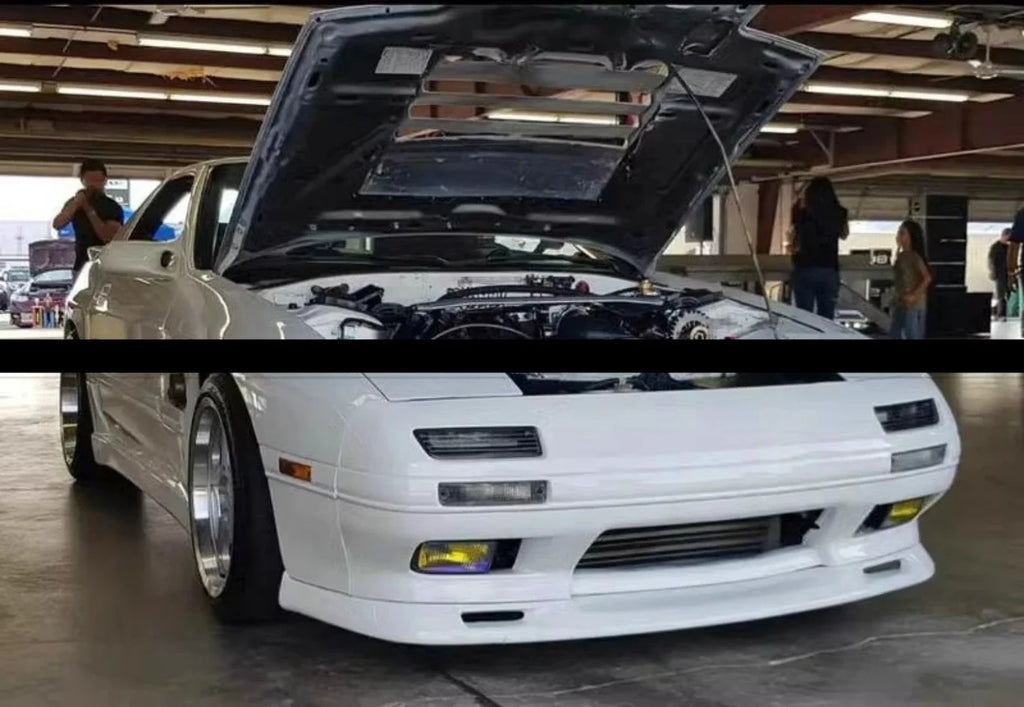 Frontlippe / Frontspoiler aus Carbon oder Harz für Mazda RX-7 FC3S / RX-8 – Sportliche Frontstoßstange im New Style Design