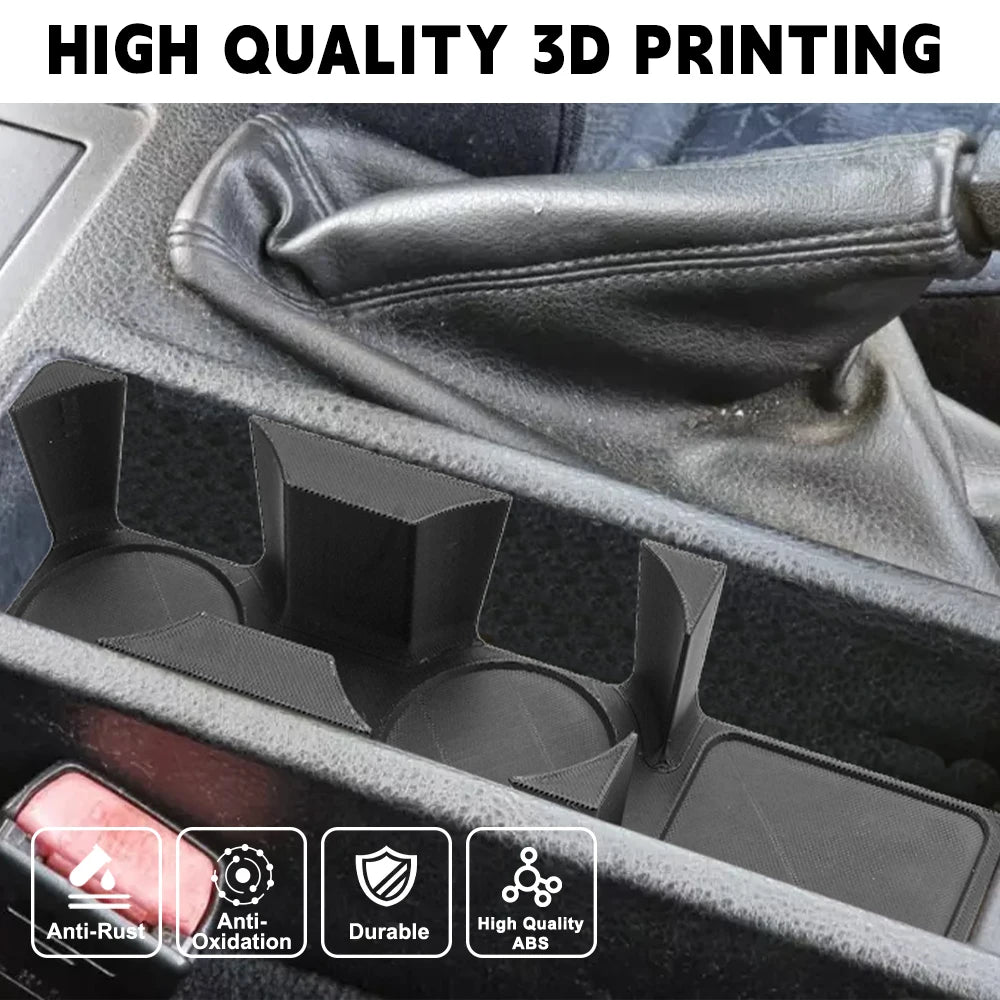 Doppel-Getränkehalter für BMW E36 Mittelkonsole – 3D-gedruckt & passgenau